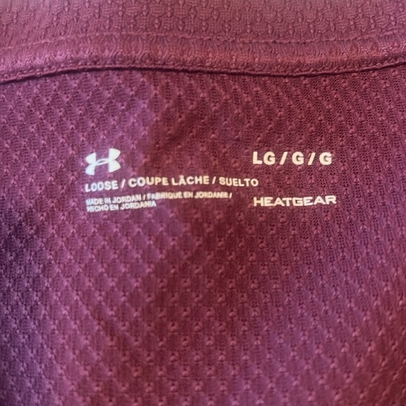 5 Under Armour V-Neck Workout Shirts, Large - Picture 7 of 11